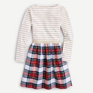 J. Crew Crewcuts Girls' mixi dress in snowy Stewart tartan